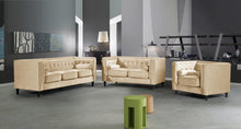 Load image into Gallery viewer, Taylor Beige Velvet Chair