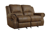 Load image into Gallery viewer, Sir Rawlinson Brown Reclining Loveseat