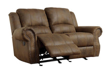 Load image into Gallery viewer, Sir Rawlinson Brown Reclining Loveseat
