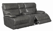 Load image into Gallery viewer, Standford Casual Charcoal Power^2 Loveseat
