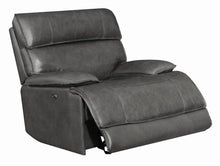 Load image into Gallery viewer, Standford Casual Charcoal Power Glider Recliner