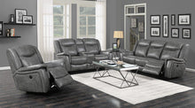 Load image into Gallery viewer, Conrad Transitional Grey Power Sofa