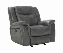 Load image into Gallery viewer, Conrad Transitional Grey Power Recliner
