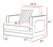 Load image into Gallery viewer, Ferrara Black Leather Chair