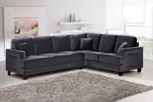 Load image into Gallery viewer, Ferrara Grey Velvet 2Pc. Sectional
