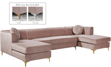 Load image into Gallery viewer, Graham Grey Velvet 3pc. Sectional