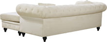 Load image into Gallery viewer, Sabrina Black Velvet 2pc. Reversible Sectional