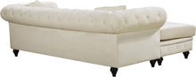 Load image into Gallery viewer, Sabrina Black Velvet 2pc. Reversible Sectional