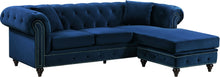 Load image into Gallery viewer, Sabrina Black Velvet 2pc. Reversible Sectional