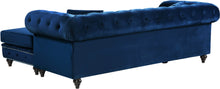 Load image into Gallery viewer, Sabrina Black Velvet 2pc. Reversible Sectional