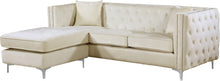Load image into Gallery viewer, Jesse Cream Velvet 2pc. Reversible Sectional