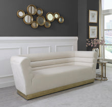 Load image into Gallery viewer, Bellini Black Velvet Sofa