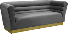 Load image into Gallery viewer, Bellini Black Velvet Sofa