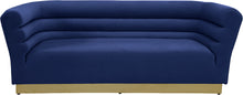 Load image into Gallery viewer, Bellini Black Velvet Sofa