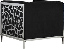 Load image into Gallery viewer, Opal Black Velvet Chair
