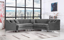 Load image into Gallery viewer, Jackson Grey Velvet 2pc. Sectional