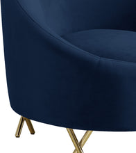 Load image into Gallery viewer, Serpentine Black Velvet Chair