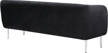 Load image into Gallery viewer, Willow Black Velvet Loveseat