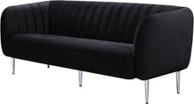 Load image into Gallery viewer, Willow Black Velvet Sofa