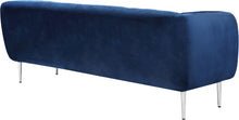 Load image into Gallery viewer, Willow Navy Velvet Loveseat