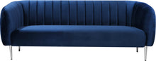 Load image into Gallery viewer, Willow Navy Velvet Sofa
