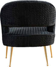 Load image into Gallery viewer, Monroe Black Velvet Chair