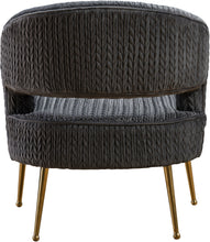 Load image into Gallery viewer, Monroe Grey Velvet Chair