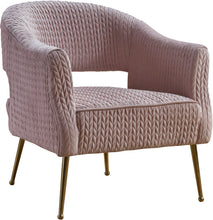 Load image into Gallery viewer, Monroe Pink Velvet Chair