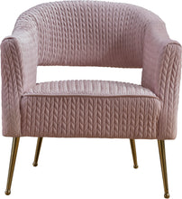 Load image into Gallery viewer, Monroe Pink Velvet Chair