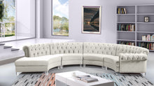 Load image into Gallery viewer, Anabella Cream Velvet 4pc. Sectional