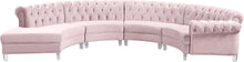 Load image into Gallery viewer, Anabella Pink Velvet 4pc. Sectional