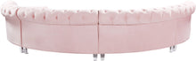 Load image into Gallery viewer, Anabella Pink Velvet 4pc. Sectional