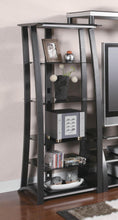 Load image into Gallery viewer, Contemporary Matte Black Media Tower