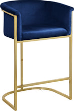 Load image into Gallery viewer, Donatella Black Velvet Stool