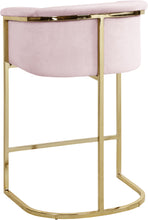 Load image into Gallery viewer, Donatella Black Velvet Stool