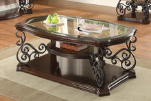 Load image into Gallery viewer, Occasional Traditional Dark Brown Coffee Table