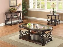 Load image into Gallery viewer, Occasional Traditional Dark Brown Coffee Table