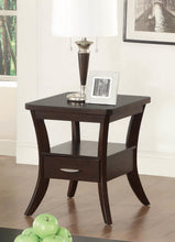 Load image into Gallery viewer, Occasional Transitional Espresso End Table