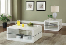 Load image into Gallery viewer, Modern White End Table
