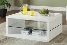 Load image into Gallery viewer, Modern White Coffee Table