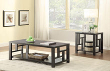 Load image into Gallery viewer, Transitional Cappuccino End Table