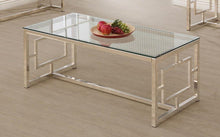 Load image into Gallery viewer, Occasional Contemporary Nickel Coffee Table