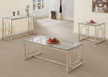 Load image into Gallery viewer, Occasional Contemporary Nickel Coffee Table
