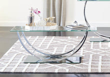 Load image into Gallery viewer, Contemporary Chrome Coffee Table