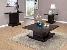 Load image into Gallery viewer, Cappuccino Wood Top Coffee Table