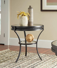 Load image into Gallery viewer, Industrial Black Side Table