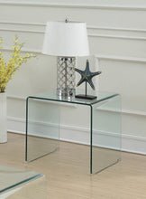 Load image into Gallery viewer, Contemporary Clear End Table