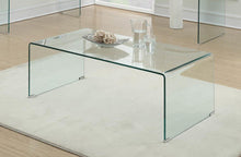Load image into Gallery viewer, Contemporary Clear Coffee Table