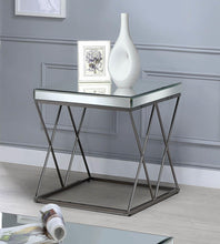 Load image into Gallery viewer, Contemporary Black Nickel End Table