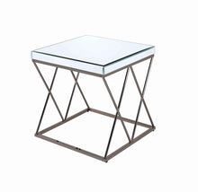 Load image into Gallery viewer, Contemporary Black Nickel End Table